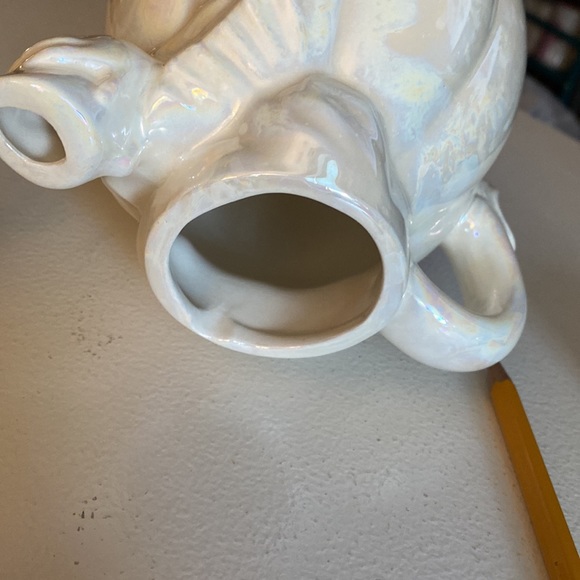 Vintage, Victorian teapot, Stephen F Austin, lusterware pottery teapot, 9 inches - Picture 6 of 8